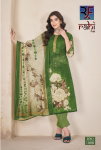 Royal Gold Vol 1 By Rahi Heavy Cambric Cotton Fancy Organic Print With Hand Work  Dress Material Wholesale Market In Surat